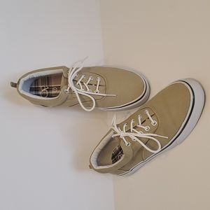 OP Men's Tan Canvas Boat Deck Casual Sneaker